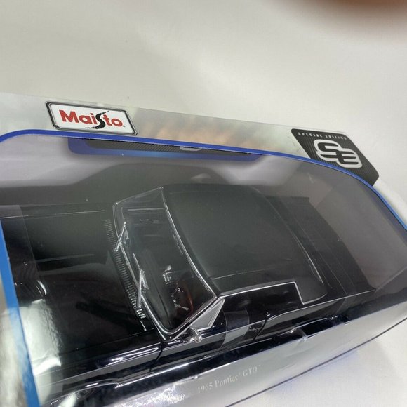 🆕️Maisto Special Edition Black 1965 Pontiac GTO 1:18 Scale NIB - Picture 2 of 9